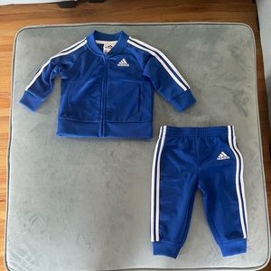 Blue Adidas Track Suit